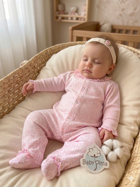 Enterizo animal print rosa